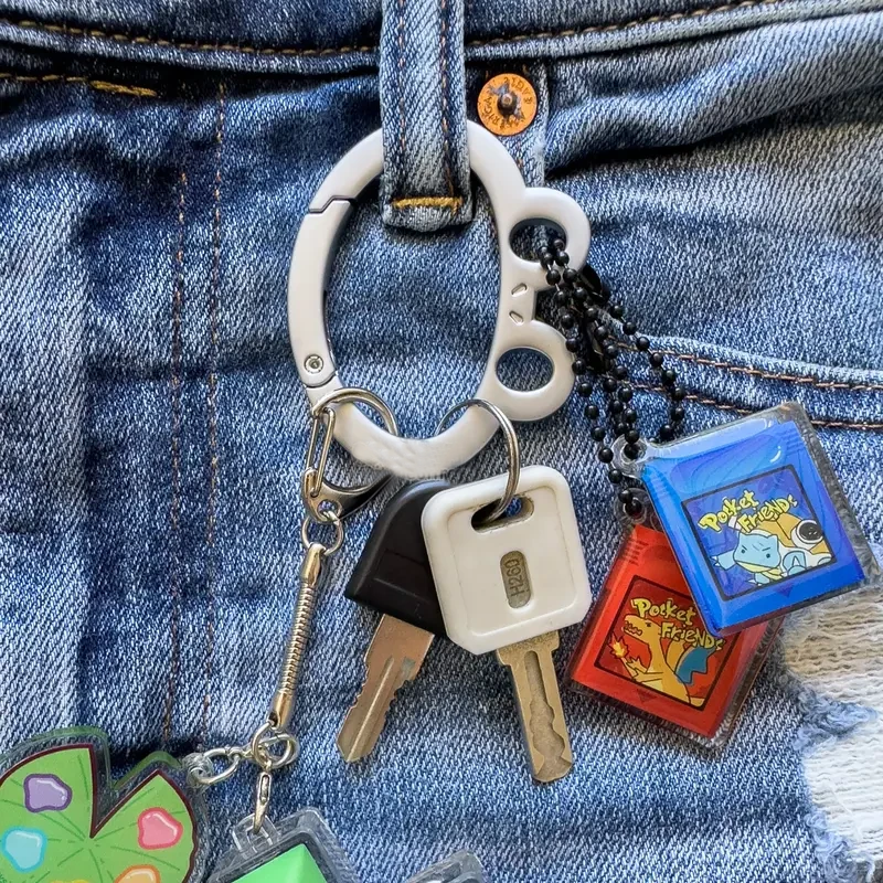 🐾 Cat Carabiner Keychain