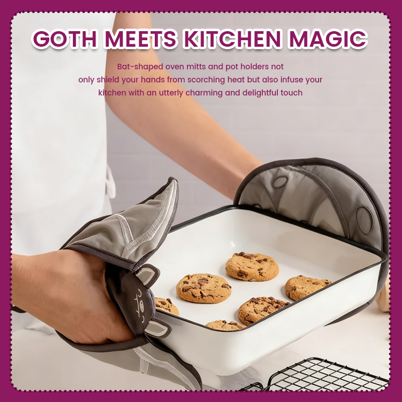 🦇Bat Oven Mitt & Pot Holder Set