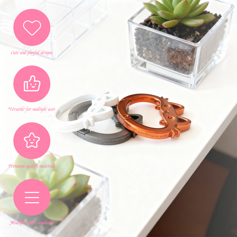 🐾 Cat Carabiner Keychain
