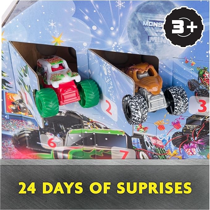 👹Monster Truck Mini Holiday Advent Calendar🚛