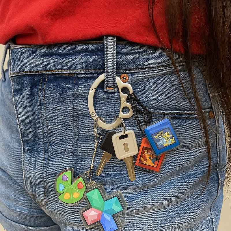 🐾 Cat Carabiner Keychain