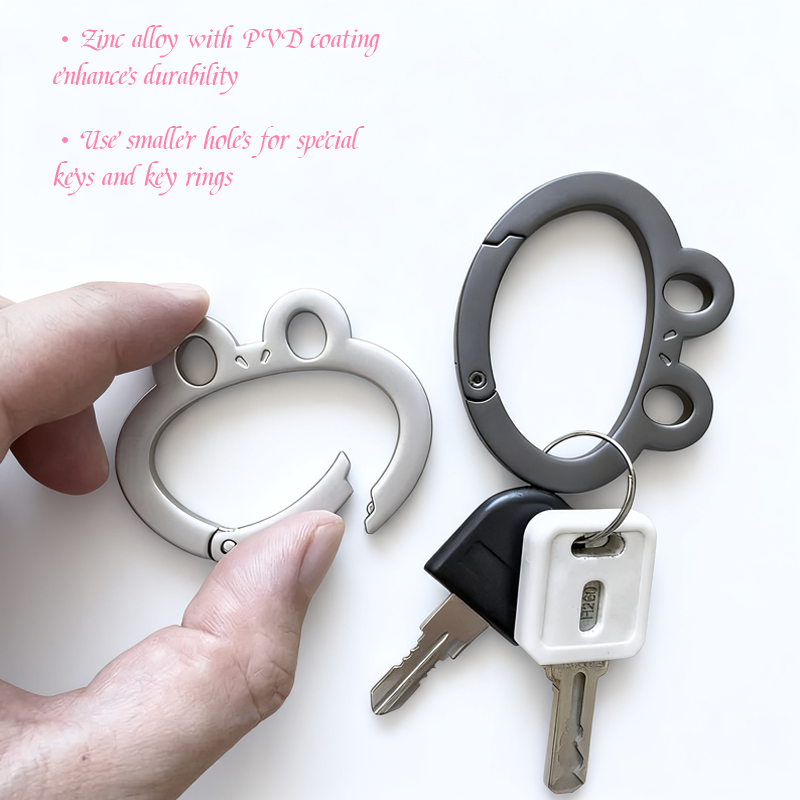 🐾 Cat Carabiner Keychain