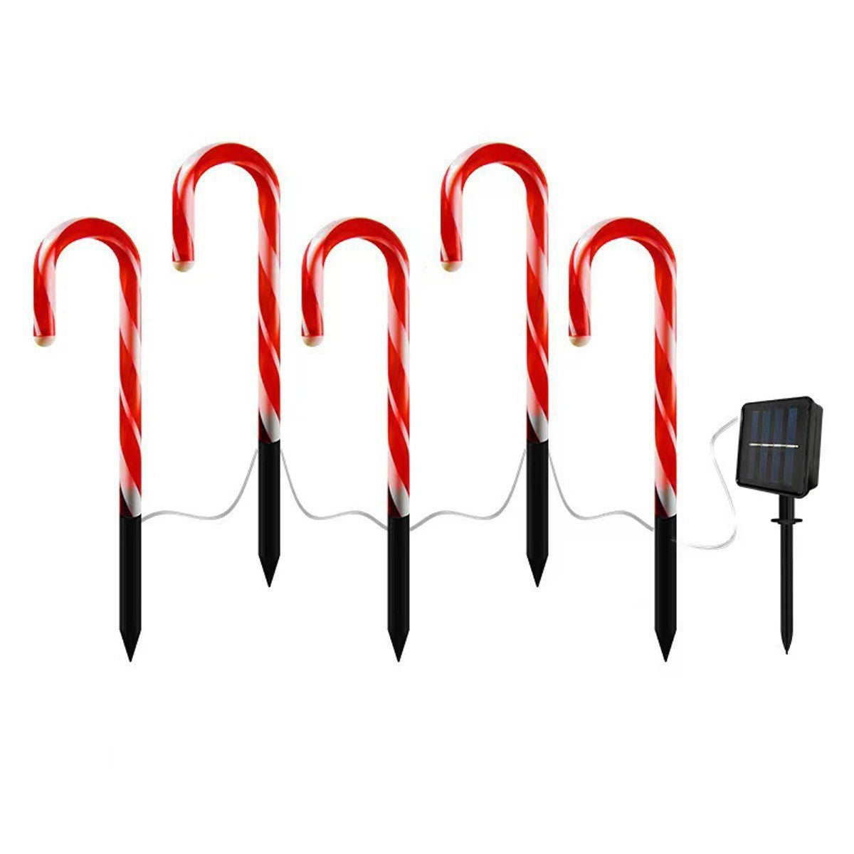 Solar Candy Cane Lights