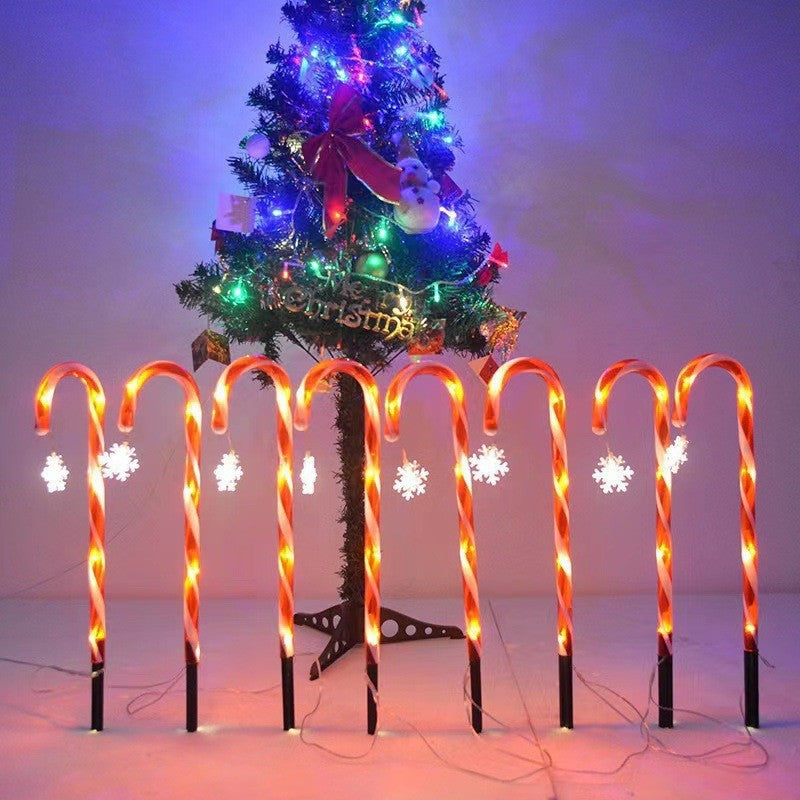Solar Candy Cane Lights