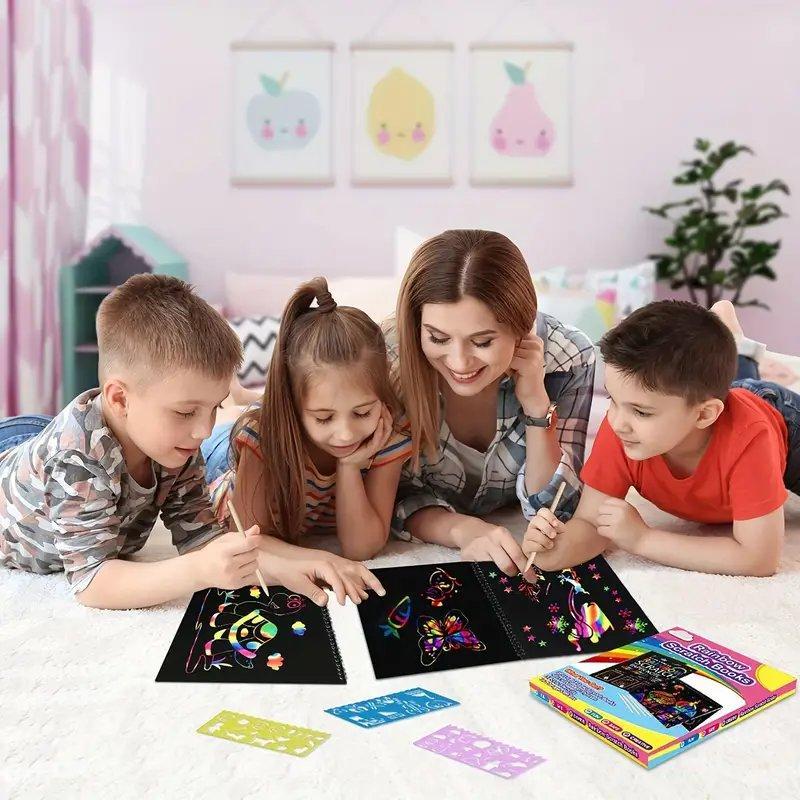 🔥🔥🔥Fun and Creative Graffiti Colorful DIY Scratch Painting Book