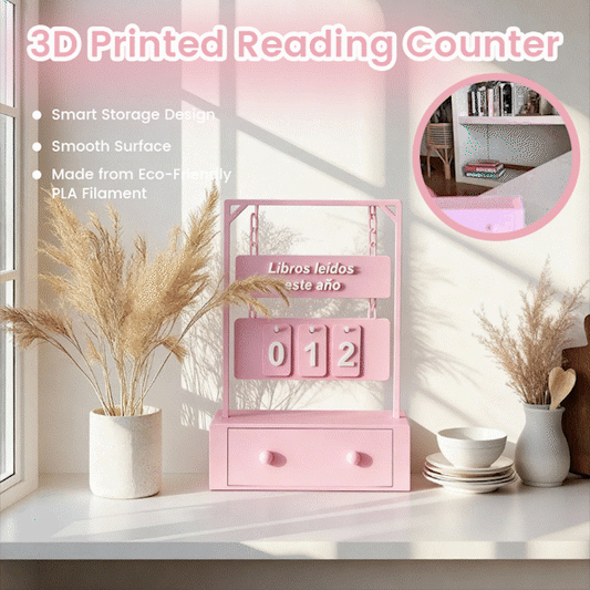 📖3D Printed Reading Counter