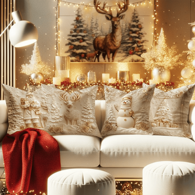 🎄Christmas Themed Cushion Cover
