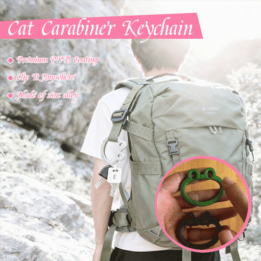 🐾 Cat Carabiner Keychain