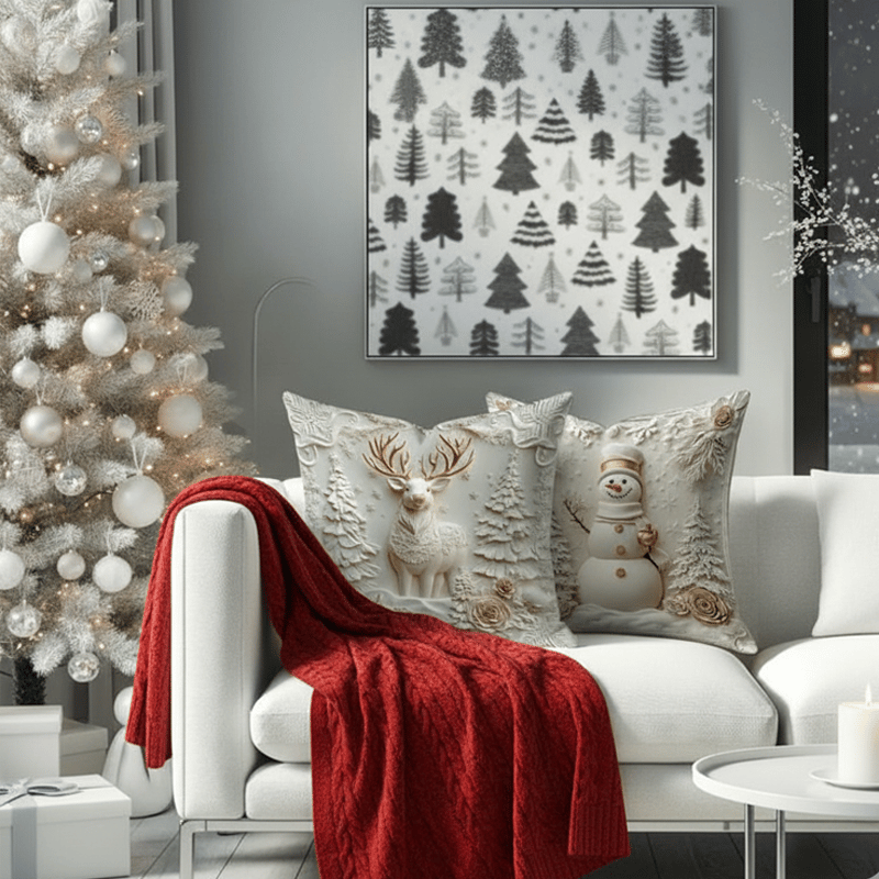 🎄Christmas Themed Cushion Cover